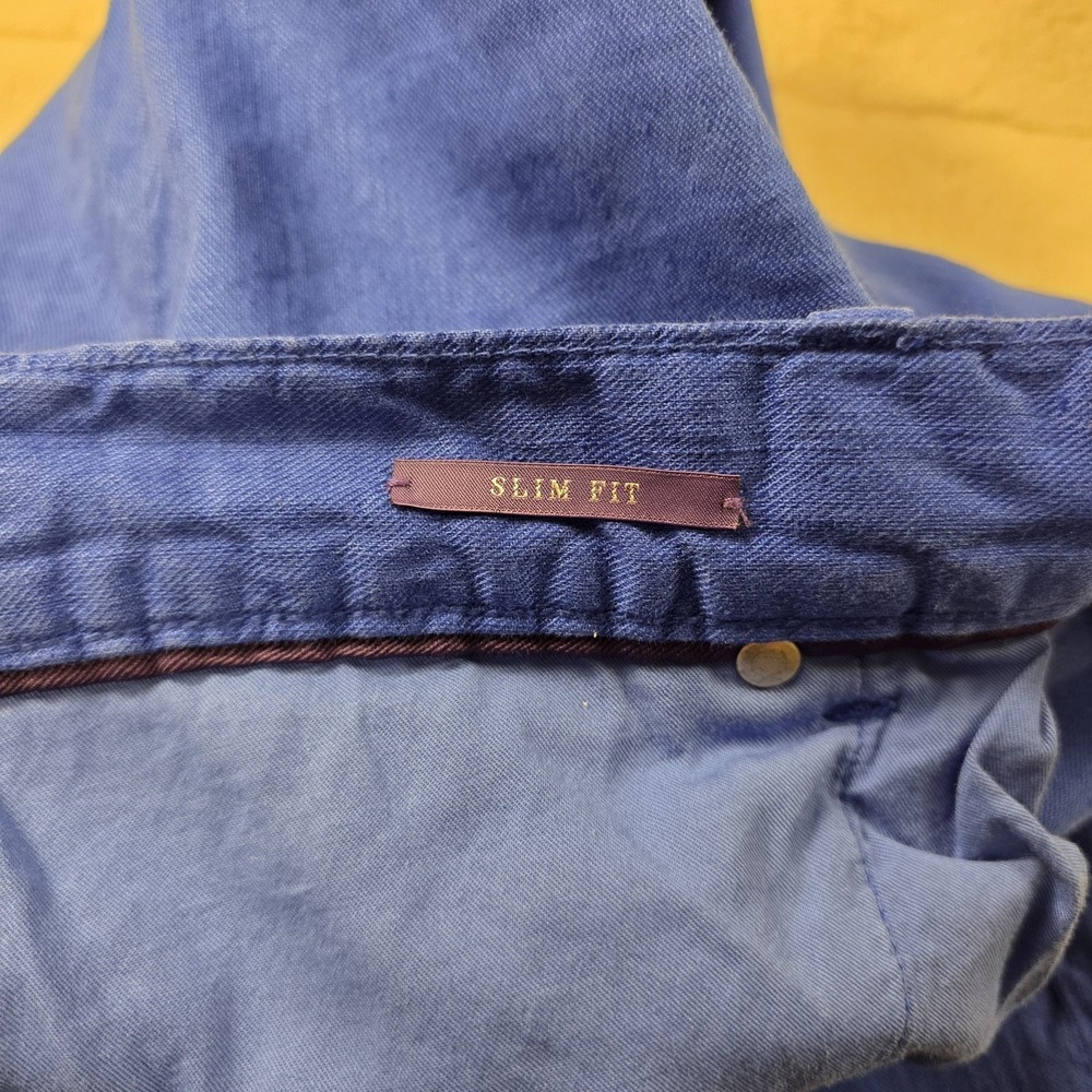 Ralph Lauren Purple Label Slim Fit Stretch Linen Cotton Jeans Mens 36 Pants $595 - Picture 11 of 12